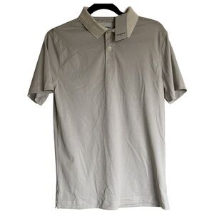 Goodfellow & Co Gray Polo Shirt with Stripes